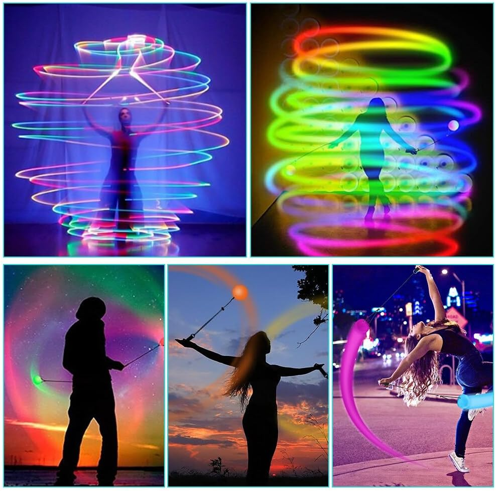 Світлодіодні кульки для жонглювання TGKYK 4 шт Луцьк - фото 2