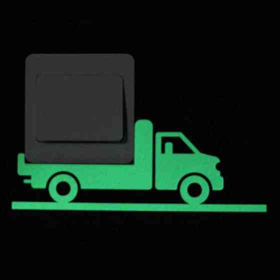 Наклейка світиться "Машинка" Київ