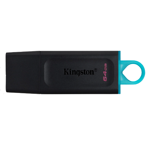 Флешка 64Гб USB 3.2 чорний/блакитний DT Exodia Kingston Житомир
