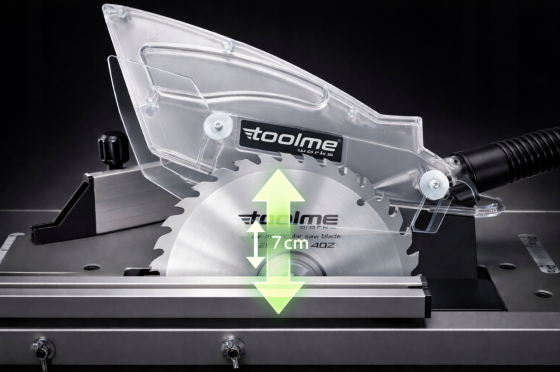 Циркулярна пила настільна 1700Вт Toolme TM321 (Польща) Київ