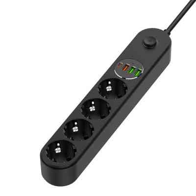 Сетевой фильтр питания ColorWay CW-CHE44PDB, 4 розетки/4USB 2M (CW-CHE44PDB) Винница