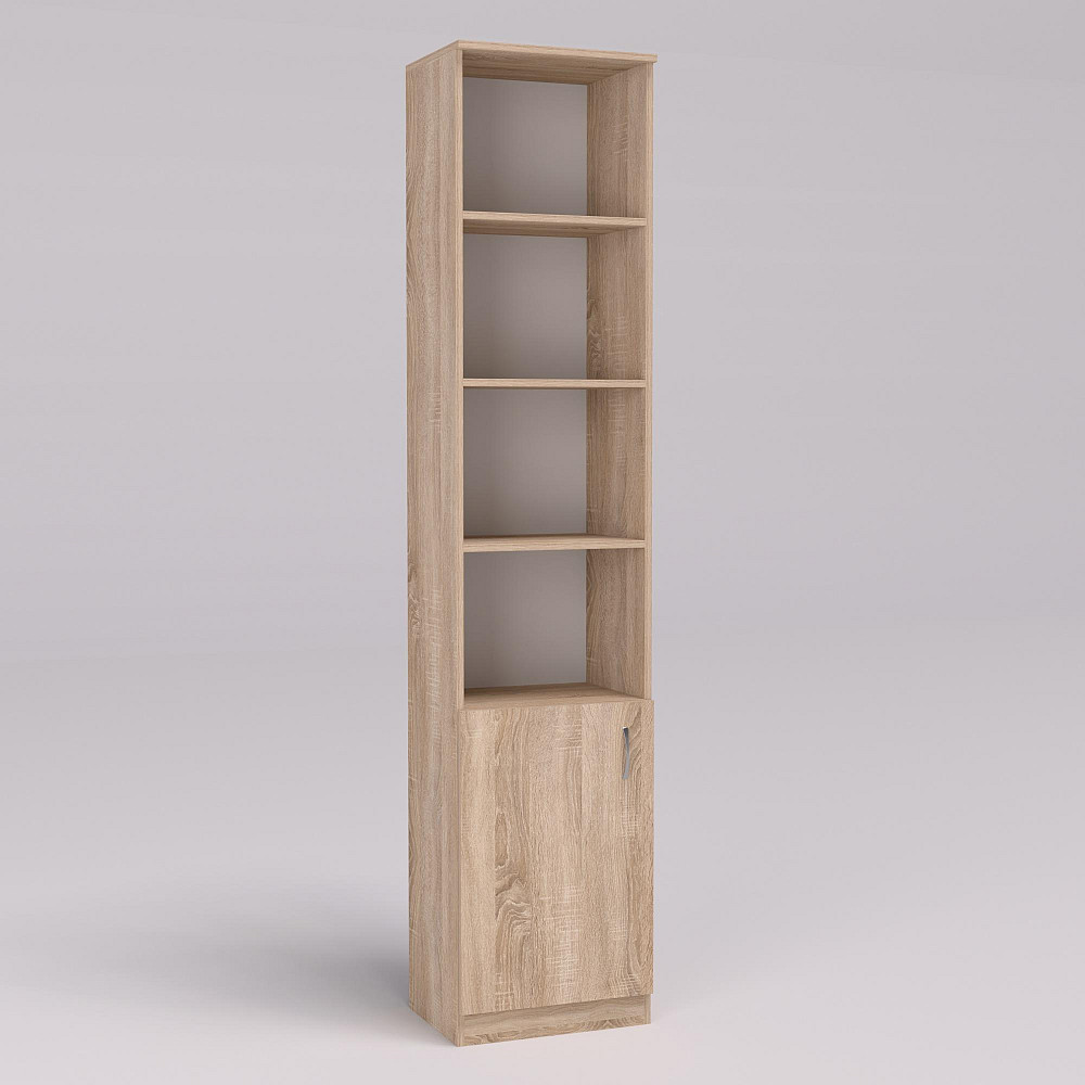 Пенал офисный ОПС-1, Дуб Сонома, 450/320/2100 Львов - изображение 2