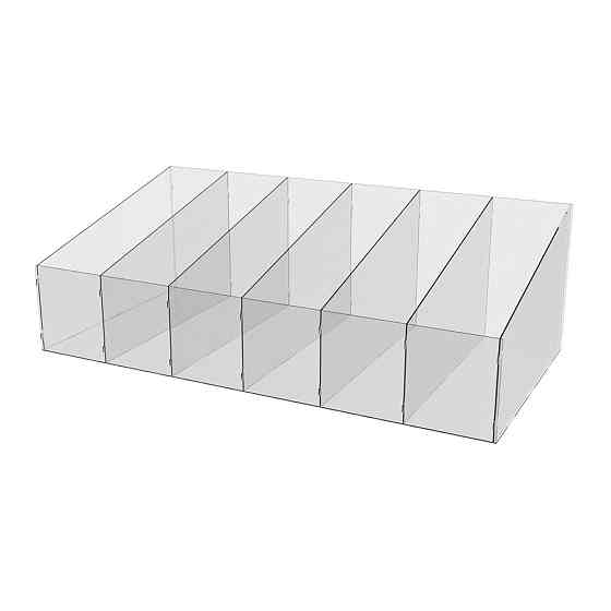 Диспенсер EKOSTAR для конфет, снеков, орехов, сухофруктов 6 ячеек Киев