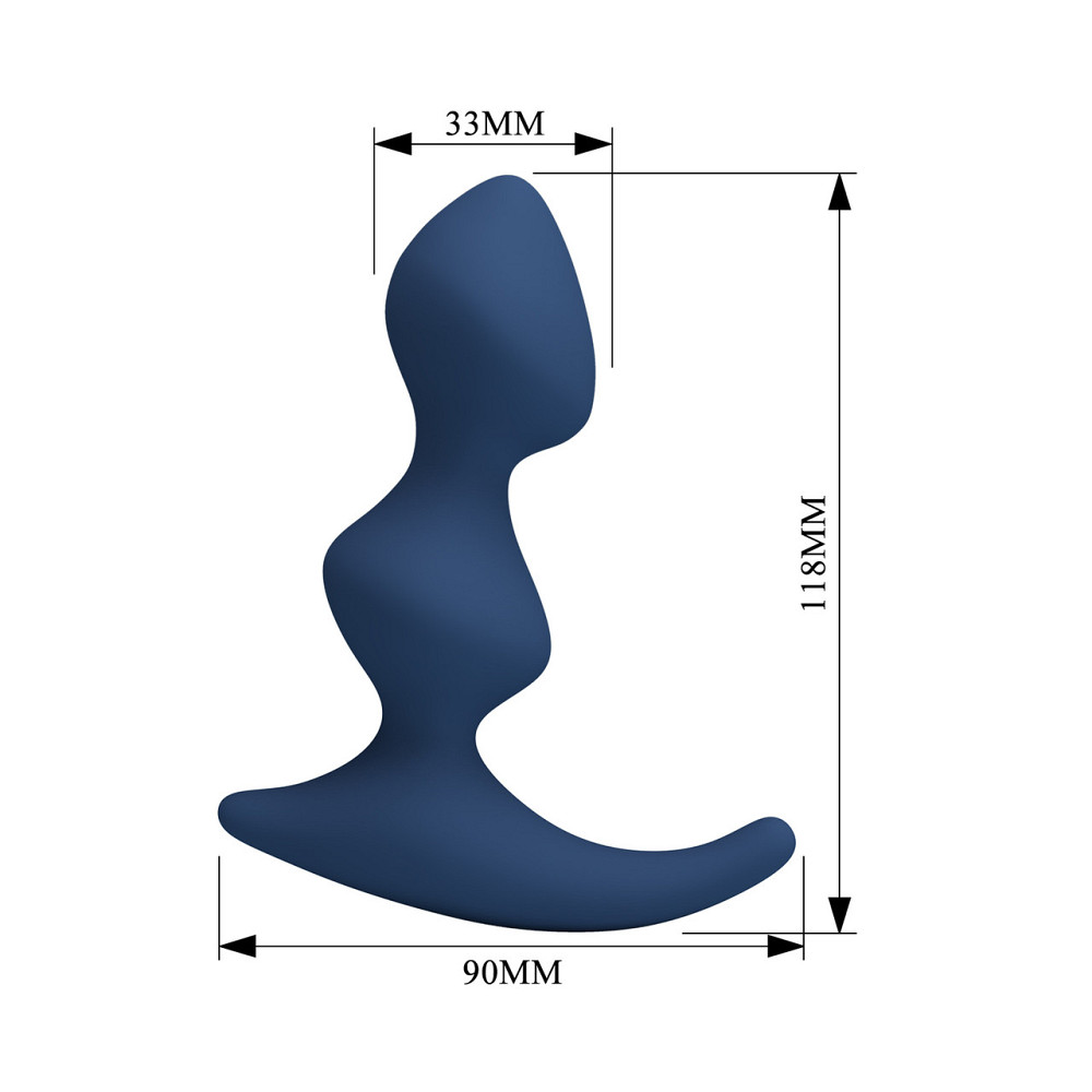 Массажер простаты Mr. Play David Silicone Prostate Massager Sex Aura Киев - изображение 7