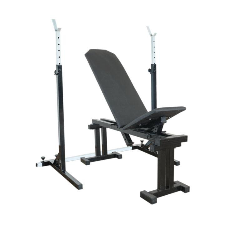 Лавка для жиму регульована 40 на 40 мм + Стійки під штангу 50 на 50 мм Київ - фото 2