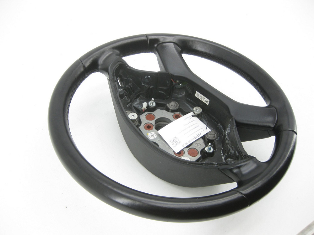 Mercedes-Benz  A2214604403 9E38 Кермо чорна шкіра рестаїл з вібромотором розпізнавання смуги S-class short W221 S-class long V221 Одеса - фото 9