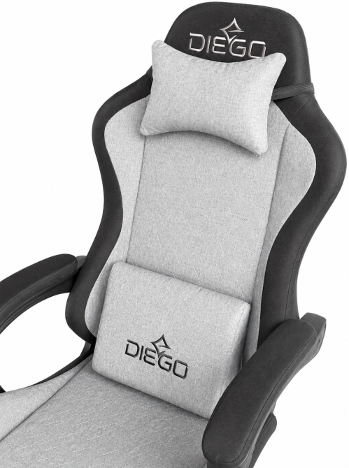Кресло геймерское DIEGO Fabric X Gray Киев - изображение 6