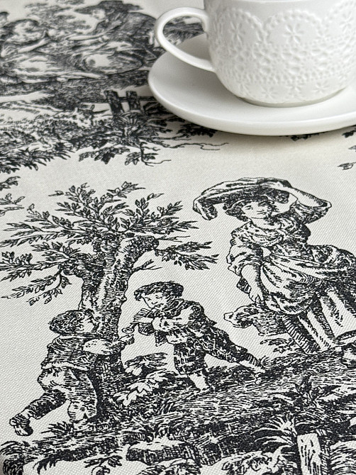 Ecotton Скатертина столова Ecotton DUCK 150х170 см водовідштовхувальна Italiano сірий (30497 Gr Киев - изображение 4