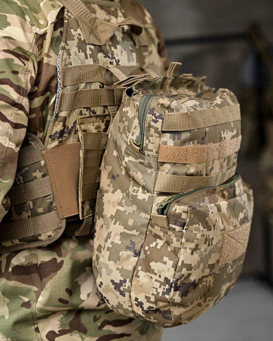 Плитоноска 4 точки скидання REGERT з рюкзаком піксель ПП7857 Одеса - фото 6