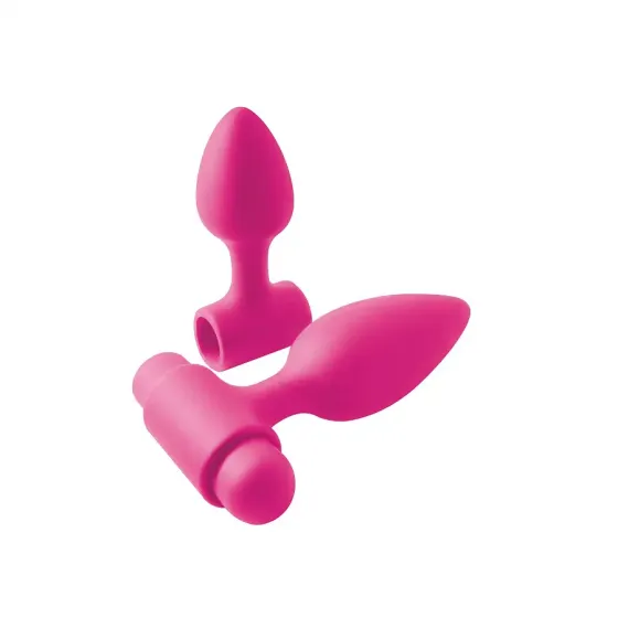 Анальна пробка з вібрацією NS Novelties INYA - Vibe-O-Spades -Pink Львов
