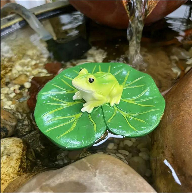 Украшения для пруда, лягушка на липистке Киев - изображение 1