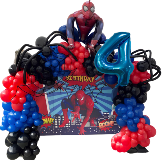 Набір повітряних куль «Spider-Man», прикраса для дня народження хлопчика Кам'янець-Подільський