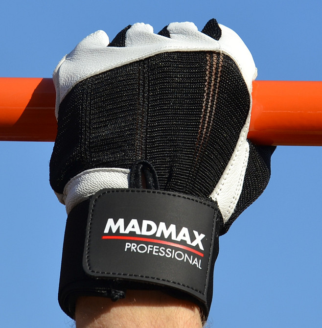 Рукавички для фітнесу MadMax MFG-269 Professional White XXL Луцк - изображение 9