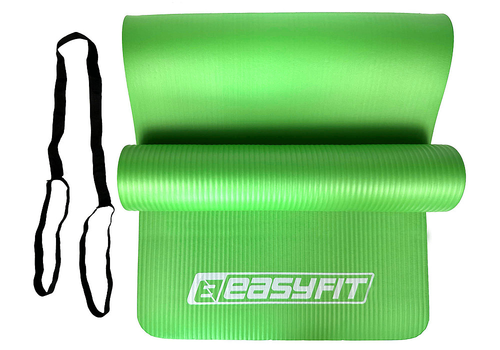 EasyFit Килимок для фітнесу та йоги EasyFit NBR 10 мм Зелений Коломыя - изображение 6