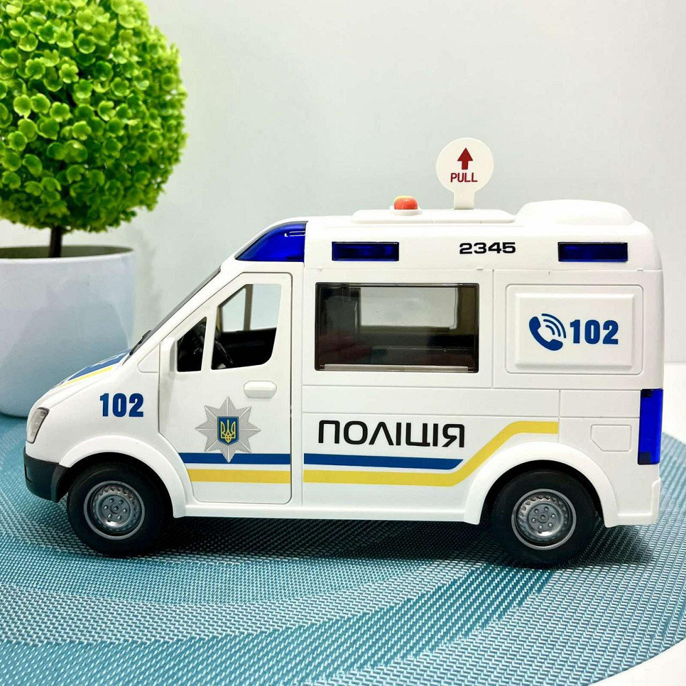 Машина Поліцейська АвтоЕксперт відкриваються двері звук пісні інерція Біла (69609) Чернигов - изображение 9