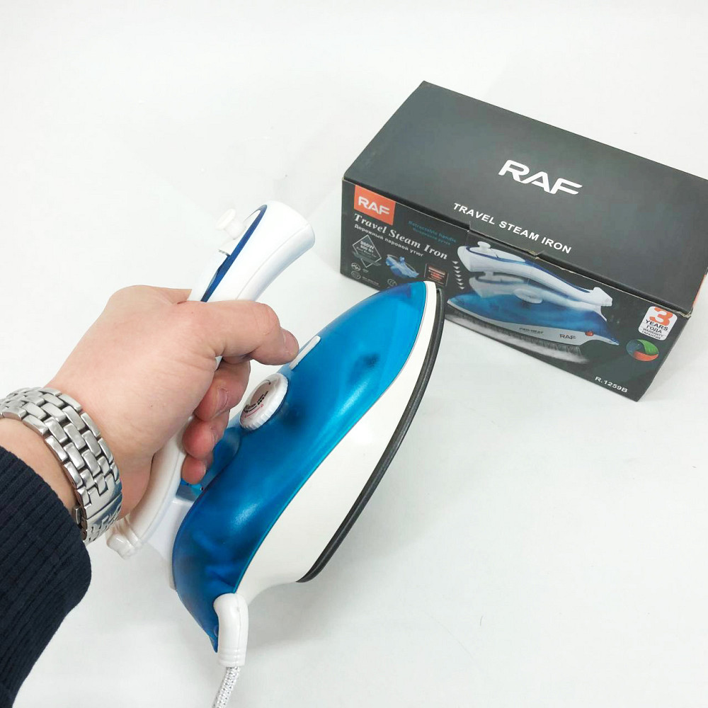 Утюг с паром для глажения RAF R.1259B 800 Вт, Хороший утюг для глажки вещей Домашний с паром IL-41 Львов - изображение 3