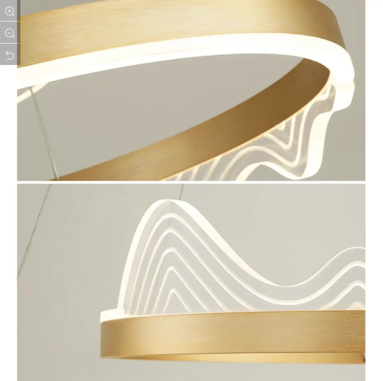 Светодиодная люстра 3 Мира PJ912 (40+60+80см) Золотистая Винница