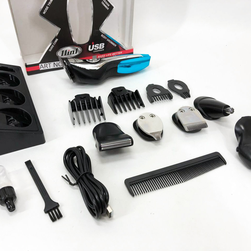 Электрическая машинка с насадкой для бороды Хорошие машинки для стрижки волос дома DX-44 Львов - изображение 1