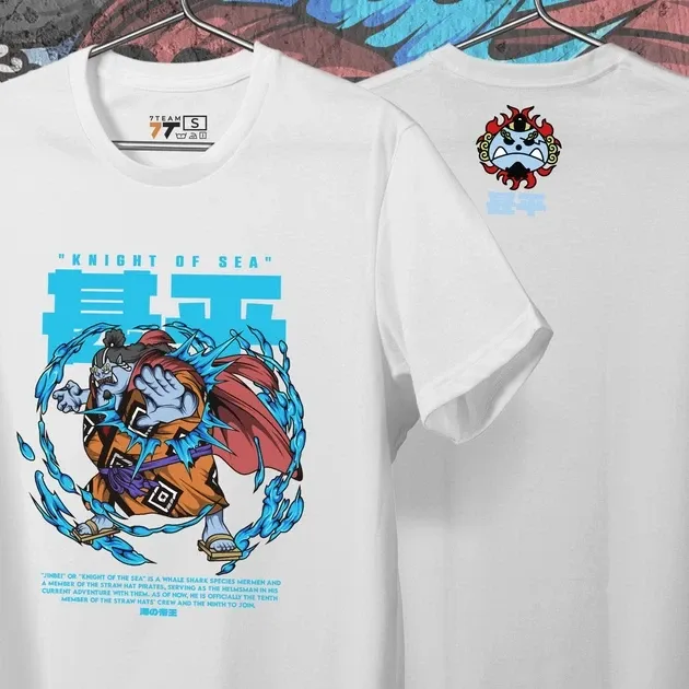 Футболка для підлітка хлопчика з принтом Ван Пис Jinbei Розмір 160 Anime10243 Дніпро - фото 4