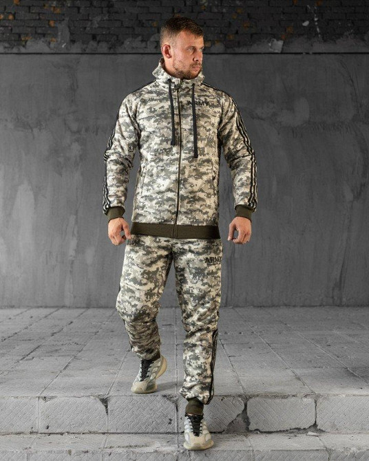 Зимовий спортивний костюм ARMY піксель ВТ7765 Одеса - фото 3