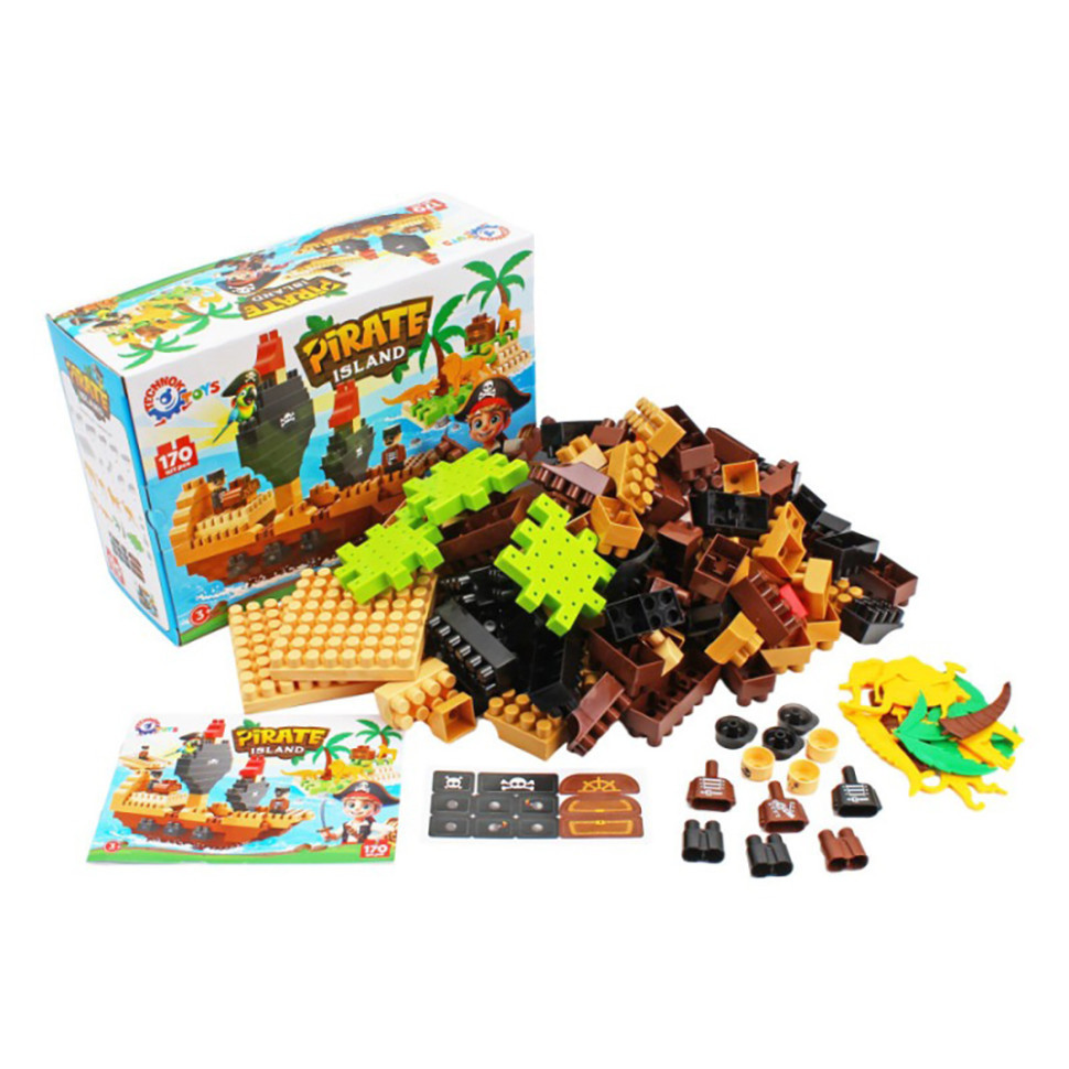 Дитячий розвиваючий конструктор "Pirate island" 2642TXK 170 деталей Вінниця - фото 2