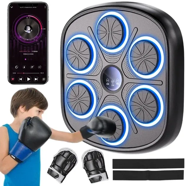 Боксерська гра TS-5525 інтерактивний тренажер реакції, швидкості та координації для домашніх тренувань та спорту Одеса - фото 1