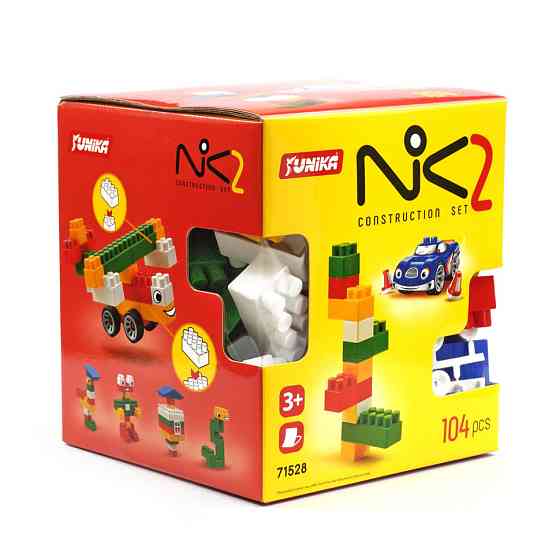 Конструктор дитячий "NIK-2" 71528, 104 великих деталей Вінниця