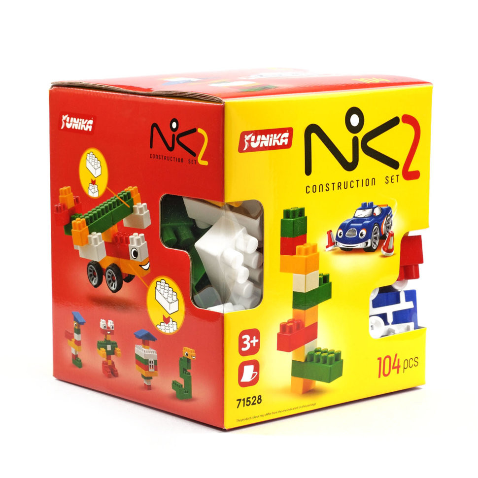 Конструктор дитячий "NIK-2" 71528, 104 великих деталей Вінниця - фото 1