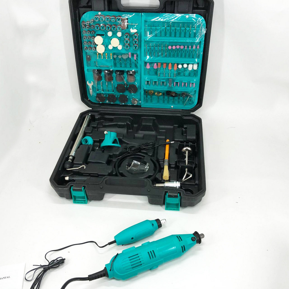 Ручний електричний гравер + гравер Mini 12V з 236 насадками, електричний електричний міні, Дриль гравер LS-69 Львів - фото 20