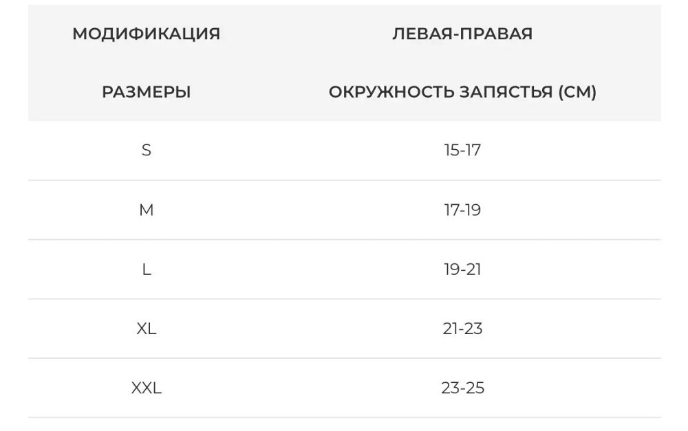 Бандаж трикотажный на запястья с металлической пластиной Orthopoint REF-722 на левую руку Размер M Каменец-Подольский - изображение 2