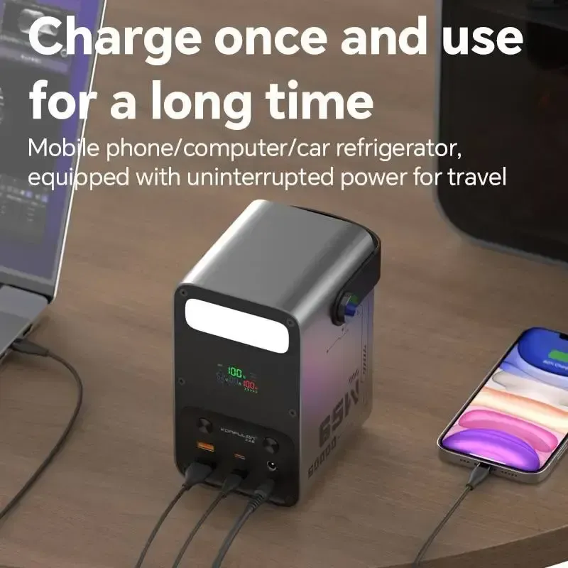 Мощный PowerBank 60000 mAh 65W PD для ноутбуков с DC выходом и фонарём Коломыя - изображение 3