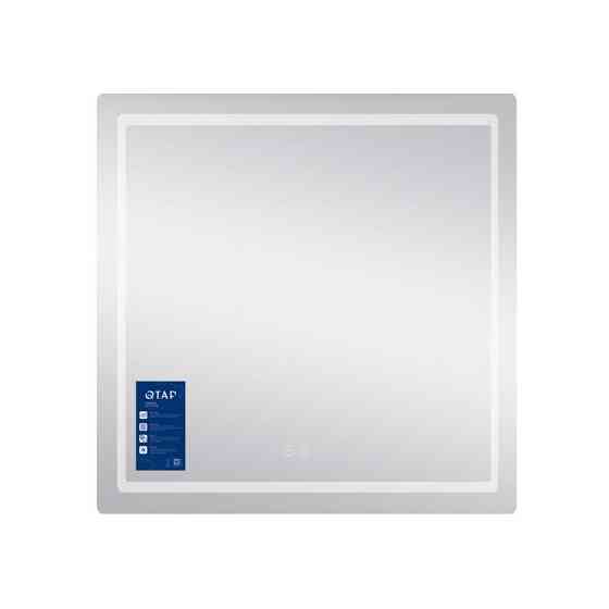 Дзеркало прямокутне сенсорне для ванни Qtap Mideya (MI9) 800x800 з LED-підсвіткою Touch, з антизапотіванням Харків