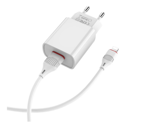СЗУ Сетевое Зарядное Устройство BOROFONE BA20A - Lightning Днепр