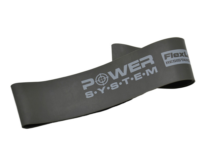 Резинка для фітнесу Power System PS-4063 Flex Loop Strong Grey (опір 23кг.) Каменское - изображение 7