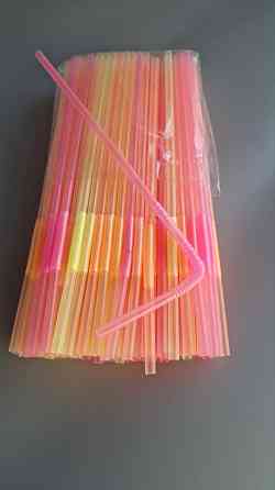 Трубочка для напоїв "Фрешка" d5.8 27см Люмінесцентна (100 шт) Харків