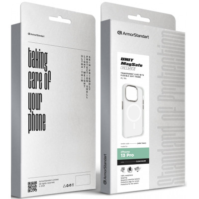 Чехол для мобильного телефона Armorstandart Unit MagSafe Apple iPhone 13 Pro Matte Clear Silver (ARM70463) Винница - изображение 6