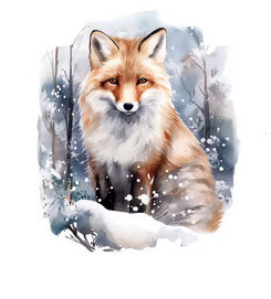 Термонаклейка на одежду Лисица Киев - изображение 1