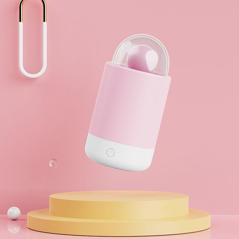 Вібратор-цукерка на паличці KISSTOY Pink Pop, зарядний кейс-нічник, 10 режимів вібрації Sex Aura Київ - фото 7