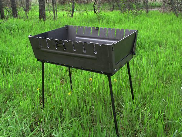 Мангал-чемодан 8 шампурів 3 мм Харків - фото 3