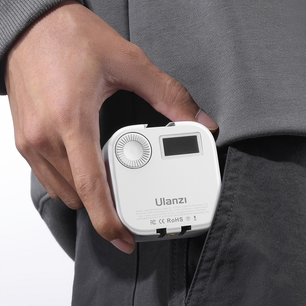 Відеосвітло Ulanzi Vijim U60 RGB Video Light White (L026GBW1 U60 RGB) Київ - фото 3