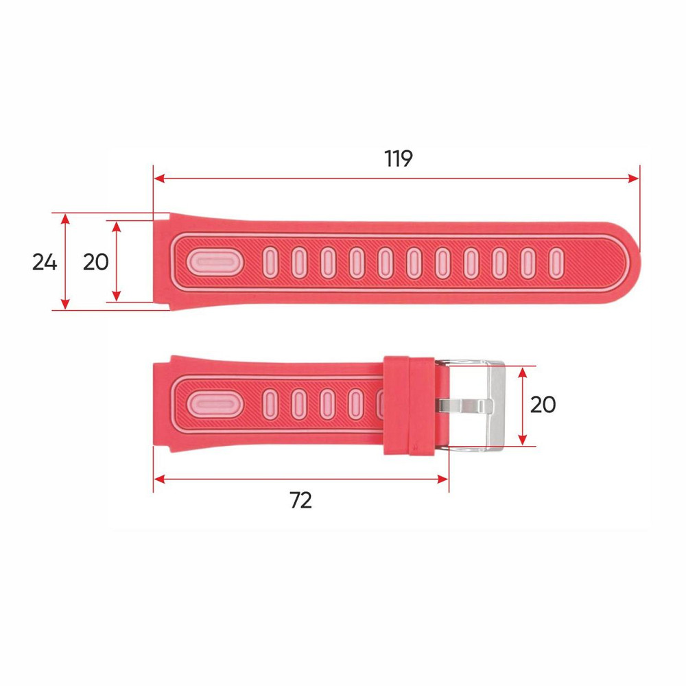 Ремешок для смарт часов DF91 Pink SBR Киев - изображение 3