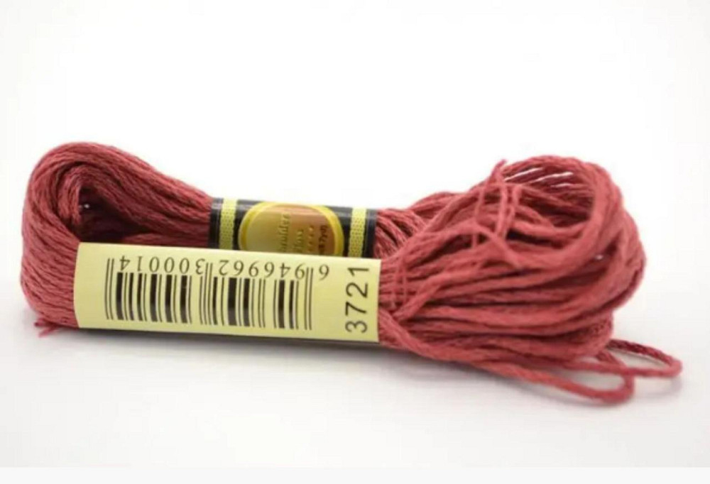 Нитки муліне для вишивки 3721 Київ - фото 1