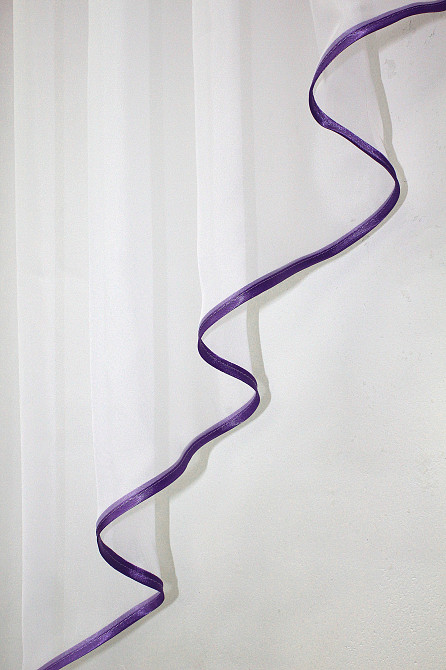 Кухонная занавесь (285х170см) цвет сиреневый с белым 00к 59-338 Киев - изображение 2