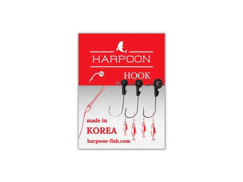 Джиг-головка 5,7,10г №4/0 (3шт/уп) ТМ HARPOON Київ - фото 1