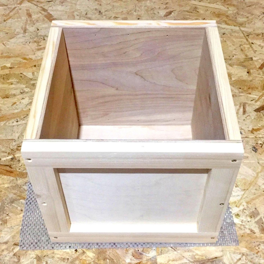 Інтер'єрний декоративний ящик "Аківа 30х30х30" бланже Миколаїв - фото 4