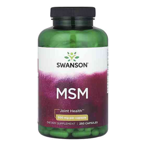 Метилсульфонілметан (МСМ) Swanson MSM 500mg 250 капс Київ