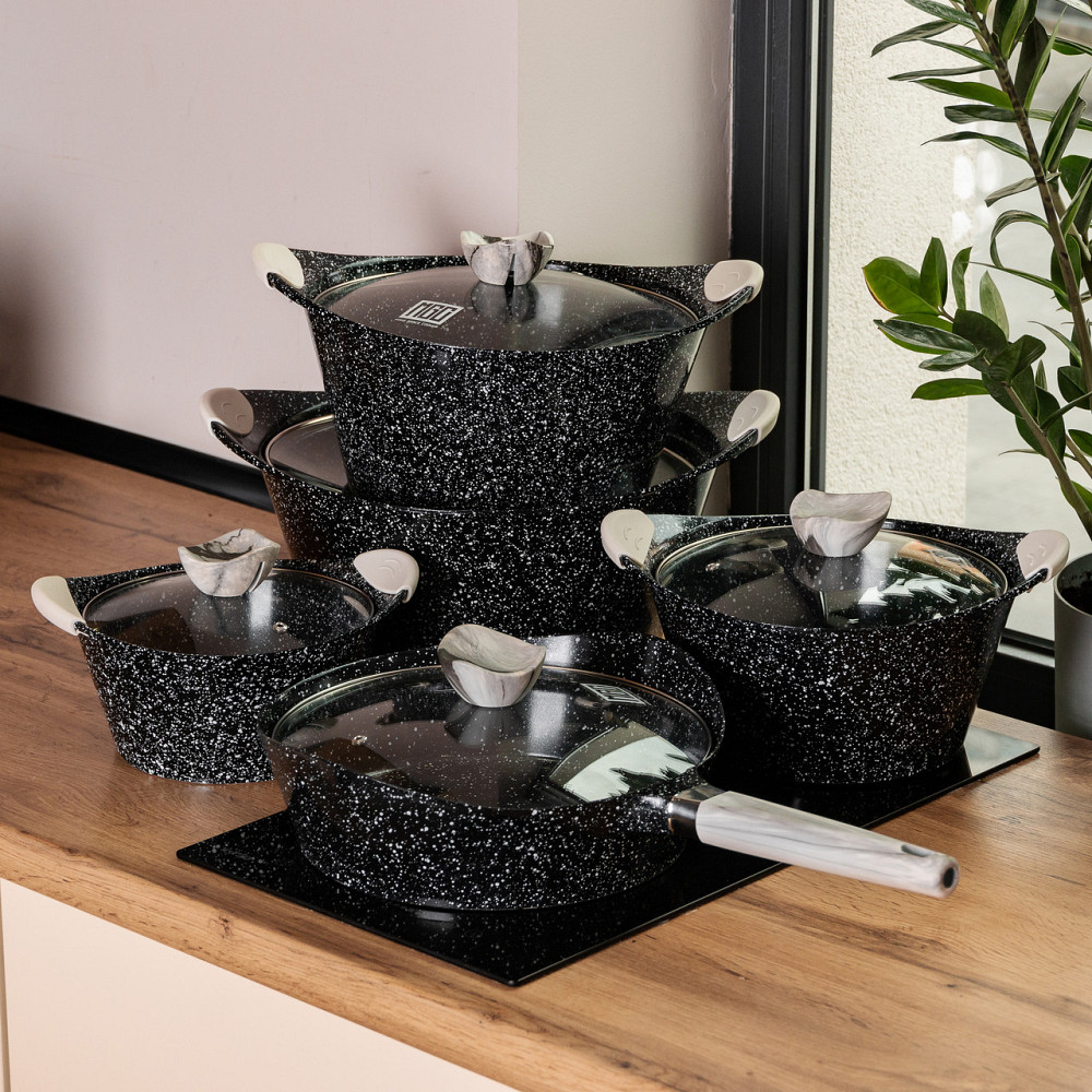 MGC Набір посуду з 5 предметів, алюміній, товсте дно MGC HP-4-409 Київ - фото 8