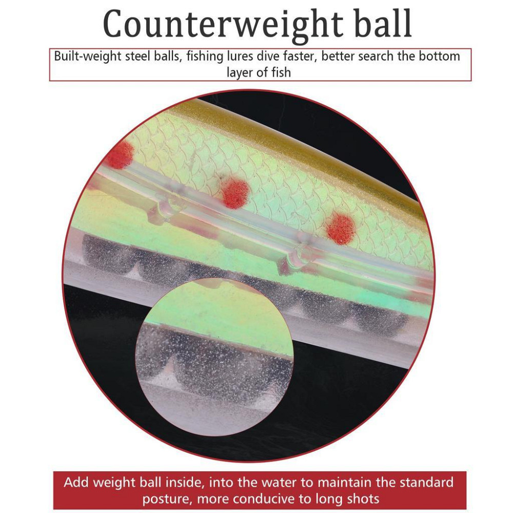 Набір воблерів для риболовлі з трійниками Київ - фото 16