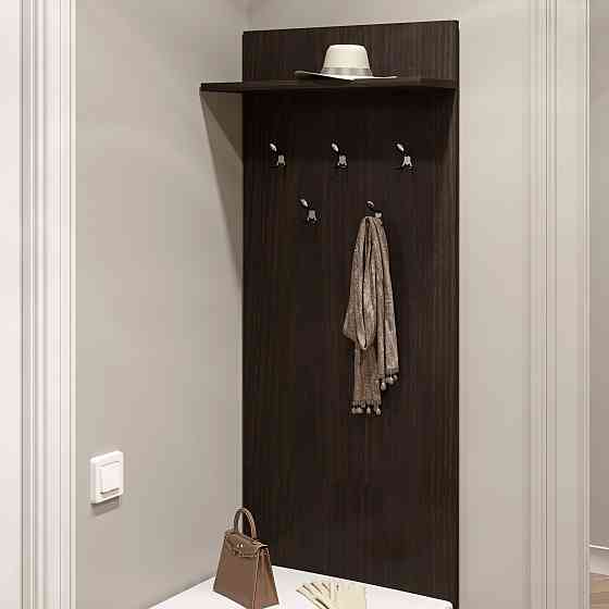 Вешалка на стену Эверест Соната-600 60х130 см венге темный (DTM-2121) Львов