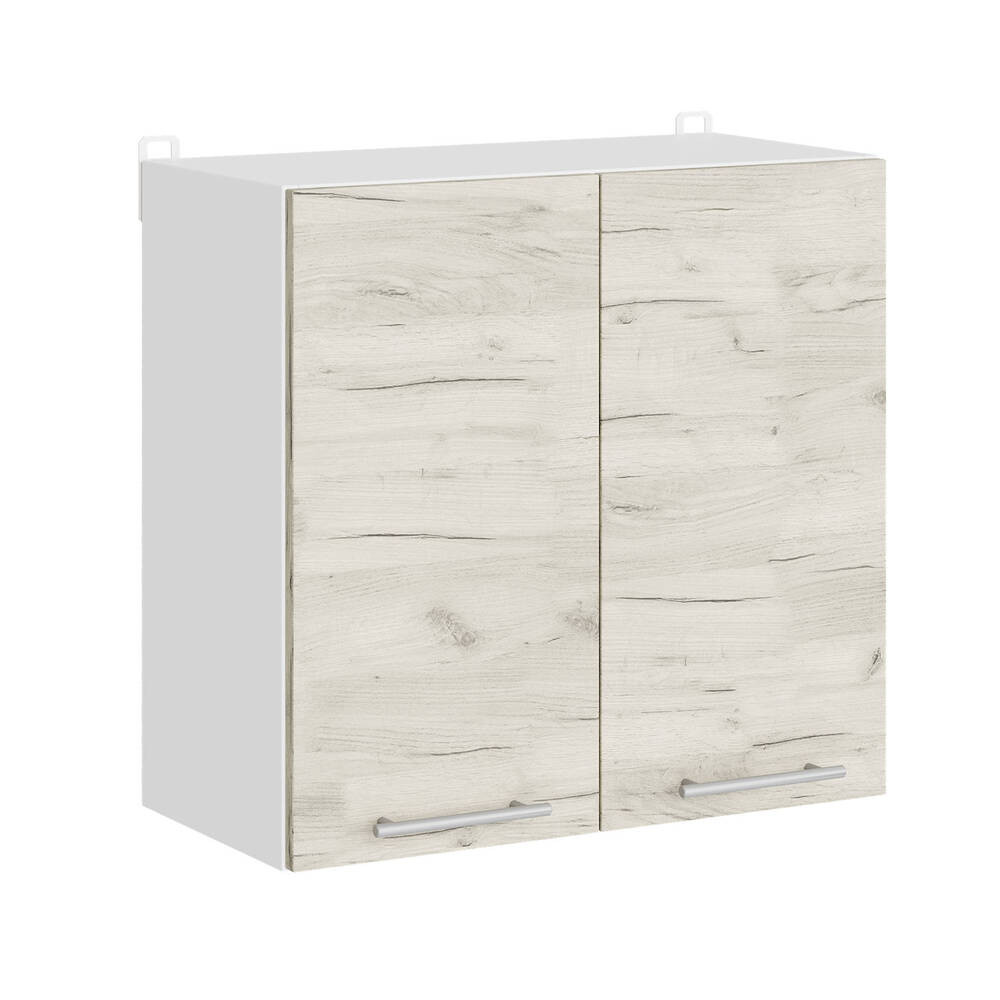 Кухонний модуль з сушаркою для посуду Еверест Еко 600 дуб крафт білий/білий 60х30х58 см (DTM-071001) Львів - фото 1